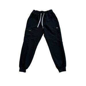 FIGS Uman Relaxed Jogger Scrub Pants in Black Size S/P